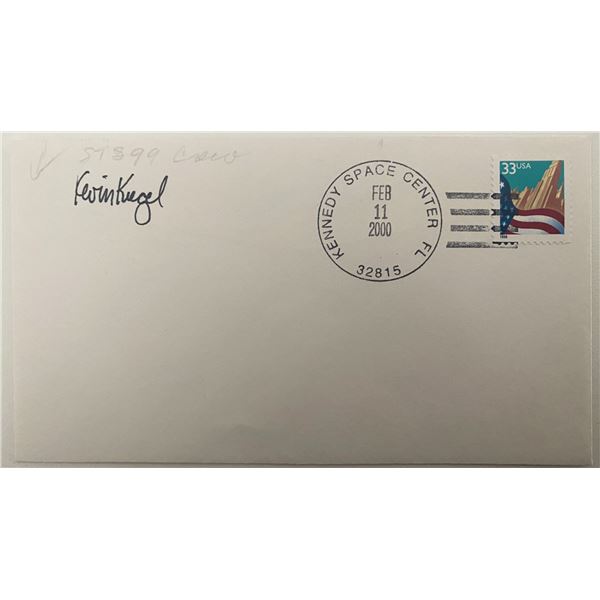 Astronaut Kevin Kregel envelope with signature