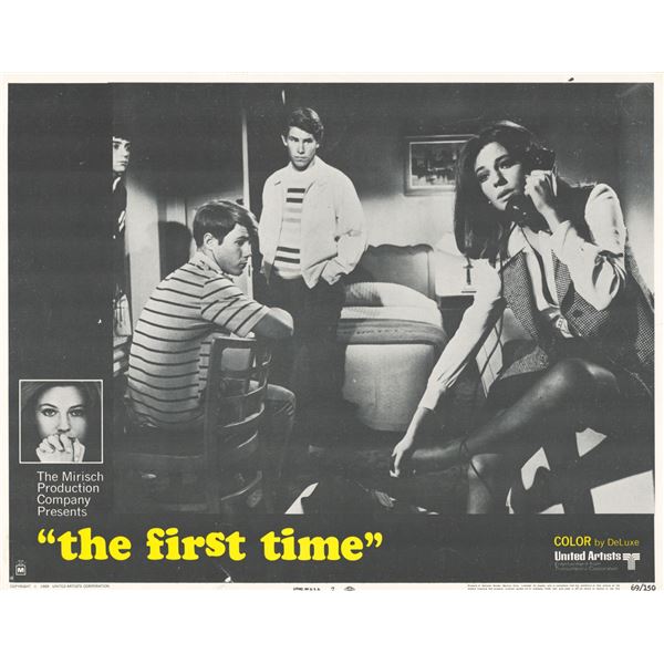 The First Time  1969 original vintage lobby card