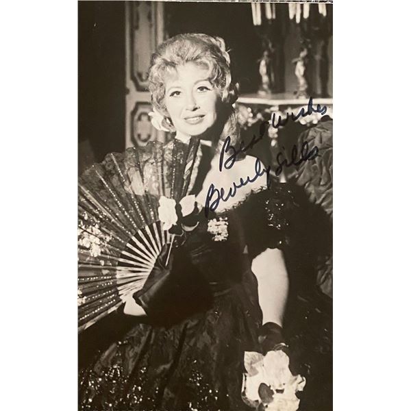 Beverly Sills signed photo