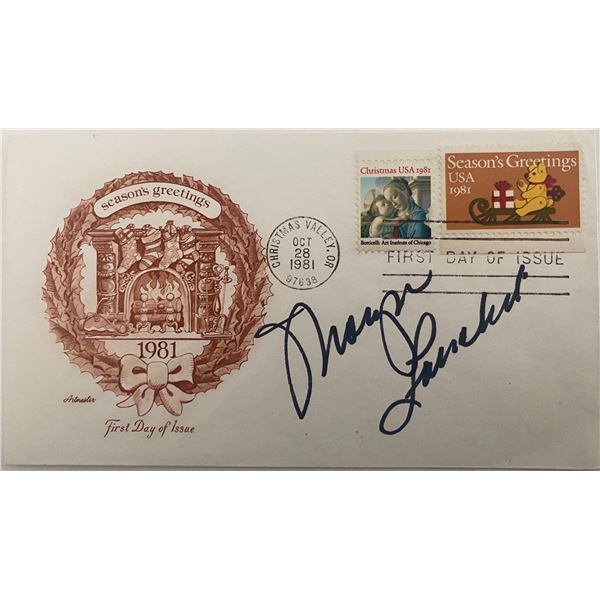 Actress Morgan Fairchild signature