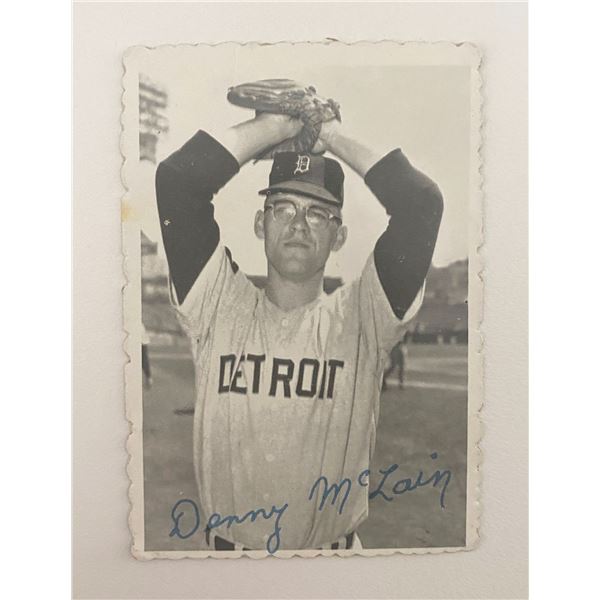 Detroit Tigers Denny McLain signed photo