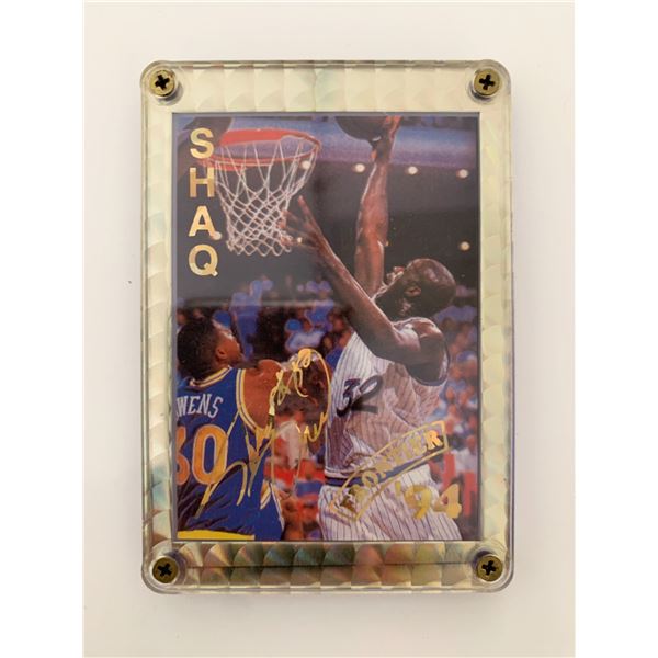 Shaq Froniter '94 Facsimile Signed Framed Basketball Card