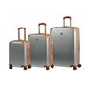 Image 1 : CHAMPS FREEDOM COLLECTION 3-PIECE HARD SIDE EXPANDABLE LUGGAGE SET, RETAIL $1199