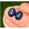 Image 1 : 8.85 CT CERTIFIED BURMESE BLUE STAR SAPPHIRE GEMSTONE PAIR ($17,700 APPRAISAL)