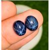 Image 2 : 8.85 CT CERTIFIED BURMESE BLUE STAR SAPPHIRE GEMSTONE PAIR ($17,700 APPRAISAL)