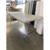Image 2 : GRACIOUS LIVING 5FT FOLDING MARKET TABLE