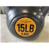 Image 2 : 15LB KETTLE BELL