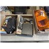Image 1 : 3 BOXES OF CB RADIOS, EMERGENCY LIGHT AND MORE