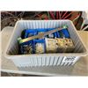 Image 1 : TOTE OF ASSORTED HARDWARE AND FASTENERS
