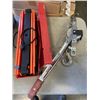Image 2 : 60 DRAWER HARDWARE ORGANIZER WITH CONTENTS, TRIANGLE FLARES AND AND HOOK CINCH