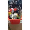 Image 3 : 2 BINS OF SHOP SUPPLIES