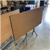 Image 2 : TWO SLIM DESIGN FOLDING TABLES