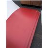 Image 2 : EIGHT RED TEMPLAST SHEETS 38" X8 FT