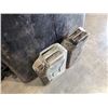Image 2 : VINTAGE JEEP WILLYS HOOD AND 2 GAS CANS