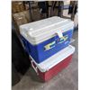 Image 1 : 2 COOLERS AND AND BACKPACK COOLERS