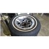 Image 2 : SET OF FOUR TIRES ON RIMS, SIZE P205/17R14