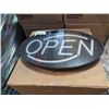 Image 1 : OVAL OPEN SIGN