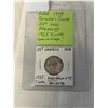 Image 1 : RARE 1908 CANADIAN SILVER 25 CENT COIN .925 LOW MINTAGE