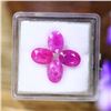 Image 1 : 5.19 CT CERTIFIED UNTREATED RUBY GEMSTONE PARCEL ($7,785 APPRAISAL)