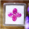 Image 2 : 5.19 CT CERTIFIED UNTREATED RUBY GEMSTONE PARCEL ($7,785 APPRAISAL)