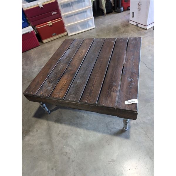 INDUSTRIAL STYLE COFFEE TABLE