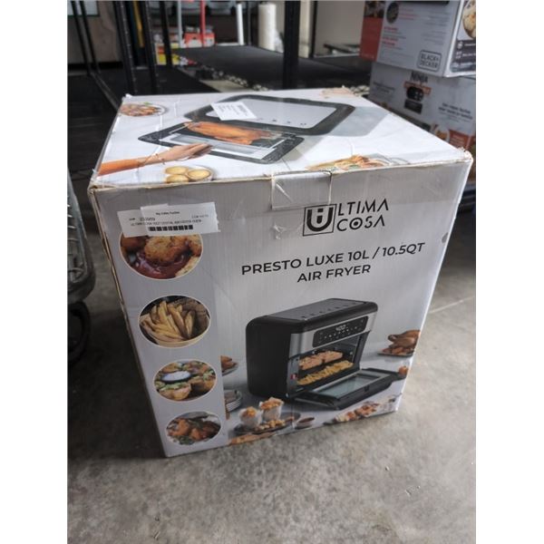 ULTIMA COSA 10QT DIGITAL AIR FRYER OVEN - TESTED WORKING, RETAIL $269