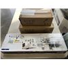 Image 1 : WHITE PNEUMATIC ARM SINGLE ULTRAWIDE MONITOR DESK MOUNT, WHITE MECHANICAL ARM SINGLE MONITOR DESK MO