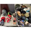Image 1 : TOTE OF STUFFIES, ANIMATED HEAD AND MORE