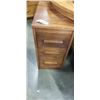 Image 2 : VINTAGE WOOD 3 DRAWER ORGANIZER AND STOOL
