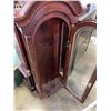 Image 2 : MAHOGANY BEVELLED GLASS DOOR WALL CABINET