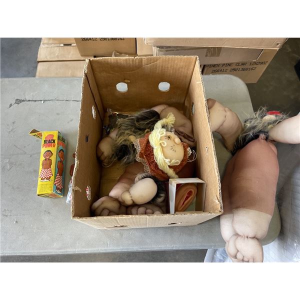 BOX OF ADULT X-RATED TOYS AND DOLLS