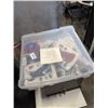 Image 1 : NEW REAL INSECT KEYCHAINS (BUTTERFLY, BEETLE, SCORPION) x22, BEAR PAW KEYCHAINS x6, LEATHER BAGS WIT