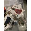 Image 2 : NEW REAL INSECT KEYCHAINS (BUTTERFLY, BEETLE, SCORPION) x22, BEAR PAW KEYCHAINS x6, LEATHER BAGS WIT