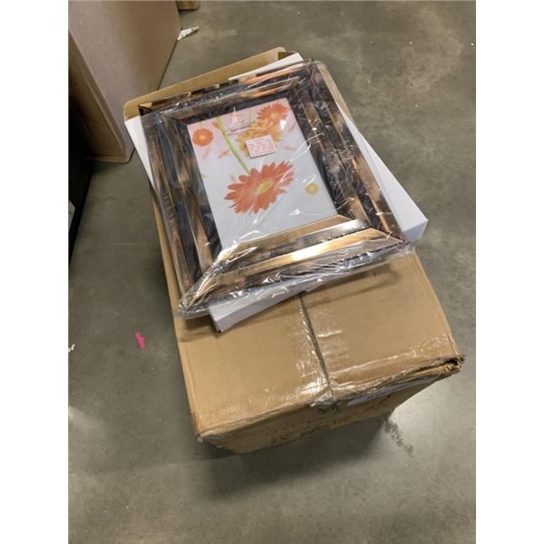 BOX OF 12 NEW BRONZE PICTURE FRAMES