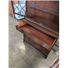 Image 3 : ANTIQUE GLASS DOOR DISPLAY CABINET