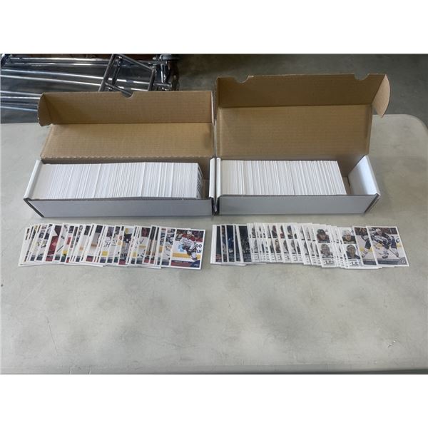 2012-13 SCORE PANINI SET #1-590 PLUS BOX OF DOUBLES