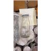 Image 2 : NEW MINI GLASS MILK BOTTLES x20 - RETAIL $80