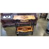 Image 1 : LAQUER INLAY HALL TABLE WITH DRAWER