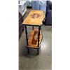 Image 2 : LAQUER INLAY HALL TABLE WITH DRAWER