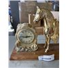 Image 2 : MANTLE HORSE CLOCK