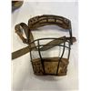 Image 2 : ANTIQUE YOUTH FOOTBALL SHOULDER PADS AND ANTIQUE FACE MASK