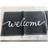 Image 2 : 2 NEW 30X17 RUBBER WELCOME MATTS