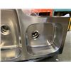 Image 2 : NEW STAINLESS STEEL DOUBLE SINK