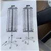 Image 1 : NEW ROLLING RETAIL HOOK DISPLAY RACK (2 BOX LOT)