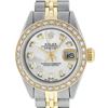 Image 1 : Rolex Ladies Quickset Two Tone White Diamond Datejust Wristwatch 26MM