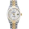Image 2 : Rolex Mens Two Tone Yellow Gold And Stainless Steel White Diamond 36MM Datejust