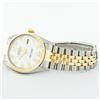 Image 5 : Rolex Mens Two Tone Yellow Gold And Stainless Steel White Diamond 36MM Datejust