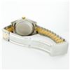 Image 8 : Rolex Mens Two Tone Yellow Gold And Stainless Steel White Diamond 36MM Datejust