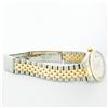 Image 9 : Rolex Mens Two Tone Yellow Gold And Stainless Steel White Diamond 36MM Datejust