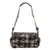 Image 1 : Chanel Black 2.55 Tweed Chain Shoulder Bag